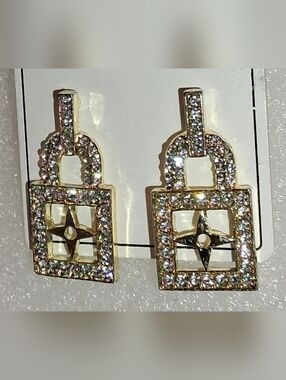 Gold & Crystal Earring